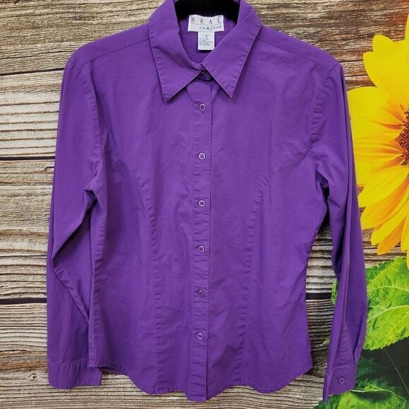 Real Comfort set if three long sleeve stretch tops medium pre-owned - Picture 6 of 8